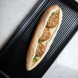 Falafel Hummus Sandwich